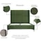 Manhattan Comfort Promenade Queen-Size Bed in Moss Green BD010-QN-MG - alternate 7